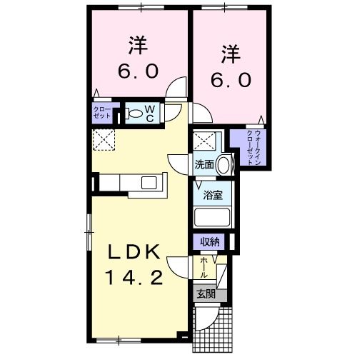 グレイス　クイールの間取り