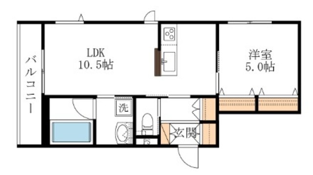 練馬区錦のマンションの間取り