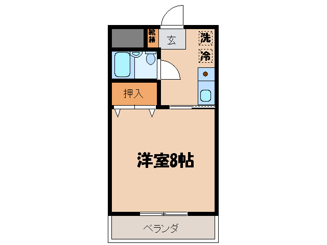 コーポ石塚の間取り