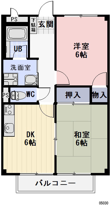 Ｓｕｒｐｌｕｓ　IIハイツ・サンライズの間取り