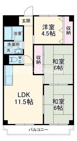 グランドールKの間取り