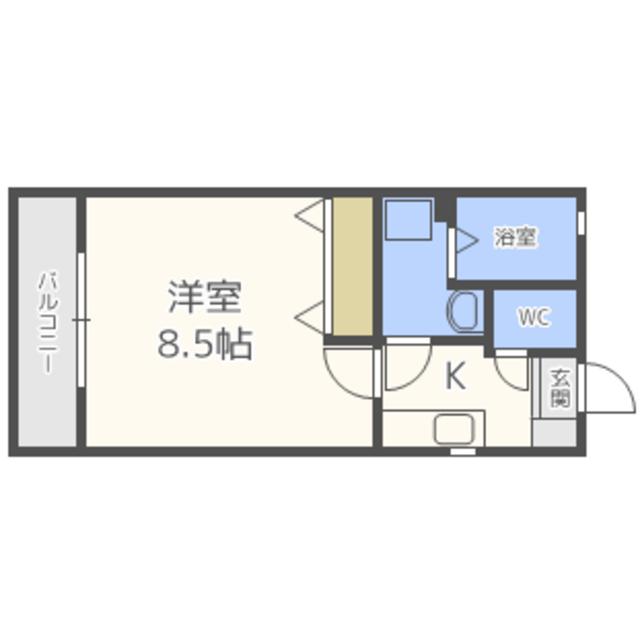 リブレア福重南Ａ棟の間取り