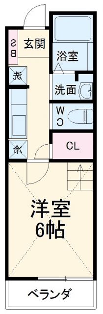 ウエストハイム高野台の間取り