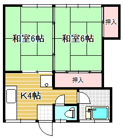 コーポ芙蓉の間取り