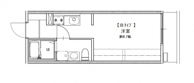 広島市佐伯区五日市町大字石内のアパートの間取り