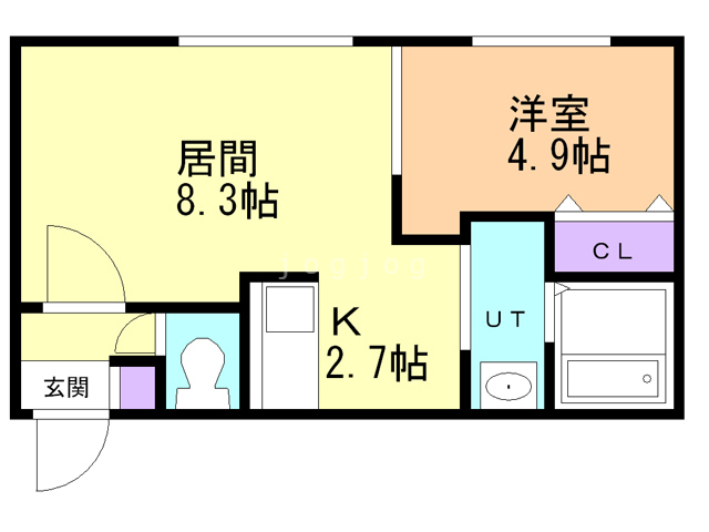 ＢＲＥＥＺＥ南１１条の間取り