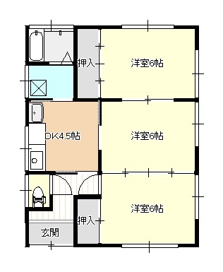 徳山荘の間取り