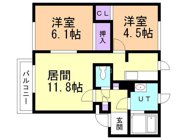 リライブ南沢の間取り