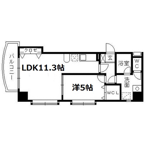 ローレルコート田町の間取り