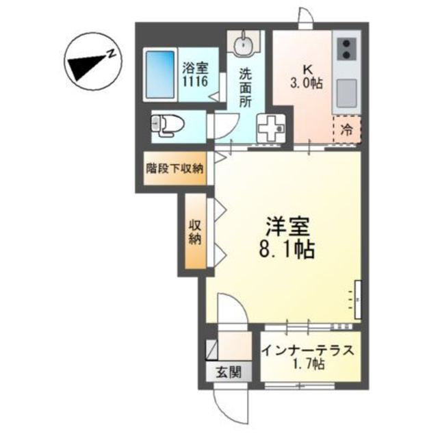 【寝屋川市仁和寺本町のアパートの間取り】