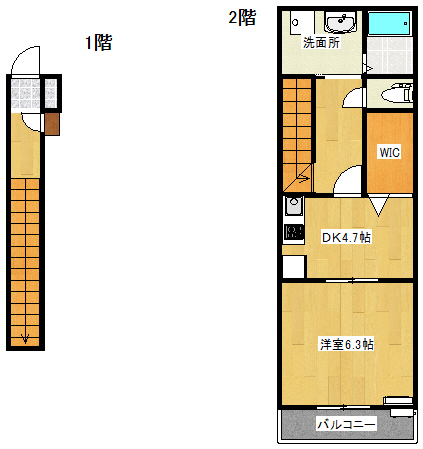 クレドール加古川の間取り