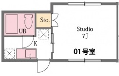 東松山市山崎町のアパートの間取り