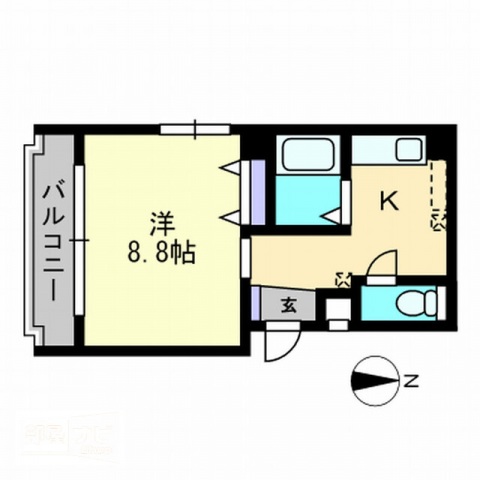 カルム厚生町の間取り