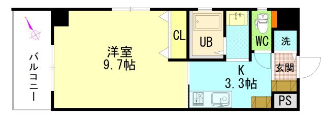 エルク中央の間取り