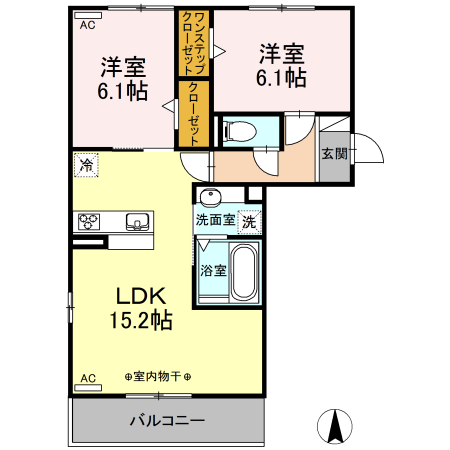 メリーモナークの間取り