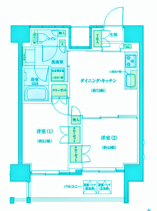 JMFレジデンス北品川の間取り