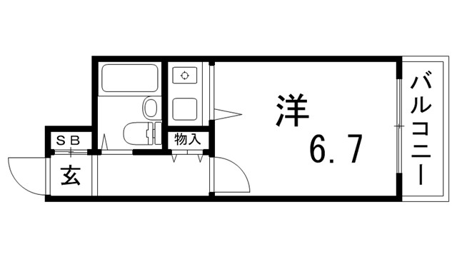 朝日プラザαポート神戸の間取り