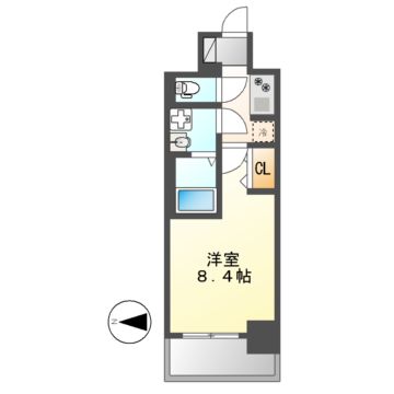 S-RESIDENCE山王の間取り