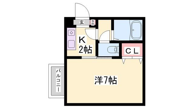 ハイツカトレアの間取り