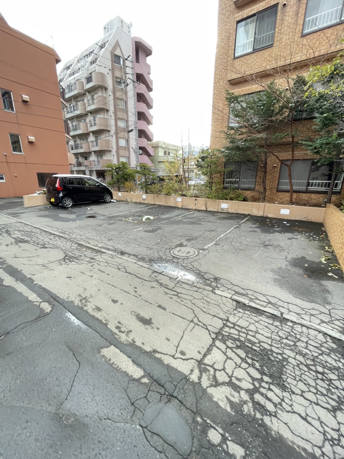 【札幌市西区琴似二条のマンションの駐車場】