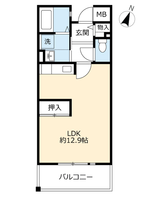 ＵＲアルビス五月ヶ丘の間取り