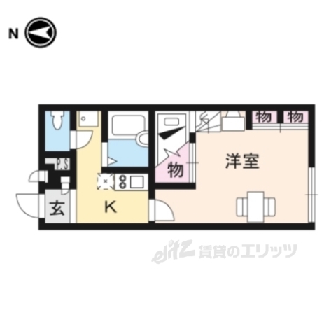 レオパレスクレールヨシノの間取り