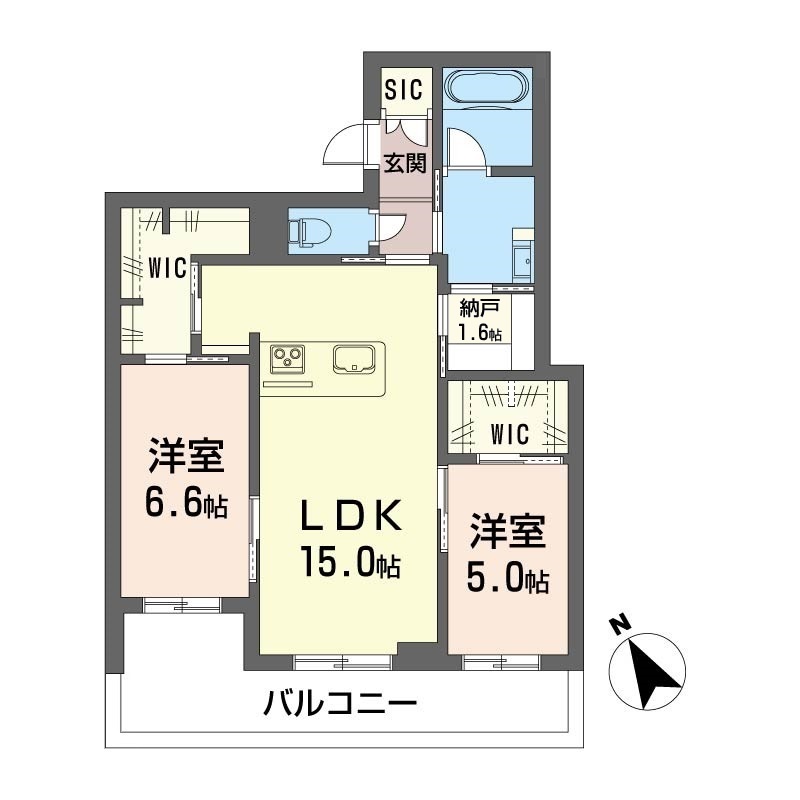 セントリビエ板橋の間取り