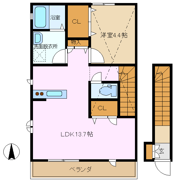 メヌエットIIの間取り