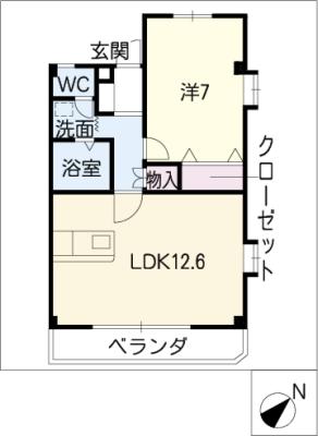 コーキア神楽の間取り