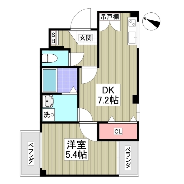 横浜市青葉区梅が丘のマンションの間取り