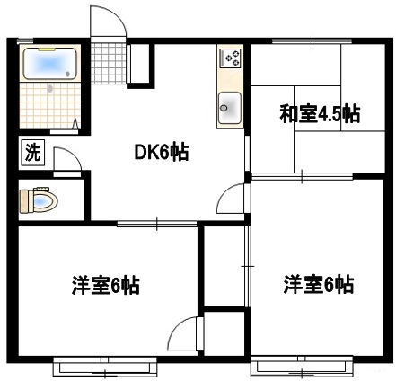 第４エントピアコート荻窪　りのべの間取り