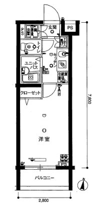 スカイコート練馬平和台の間取り
