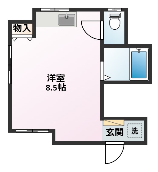 メゾンアルカディアの間取り