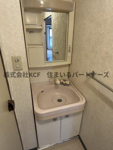 洗面設備　広い洗面スペース