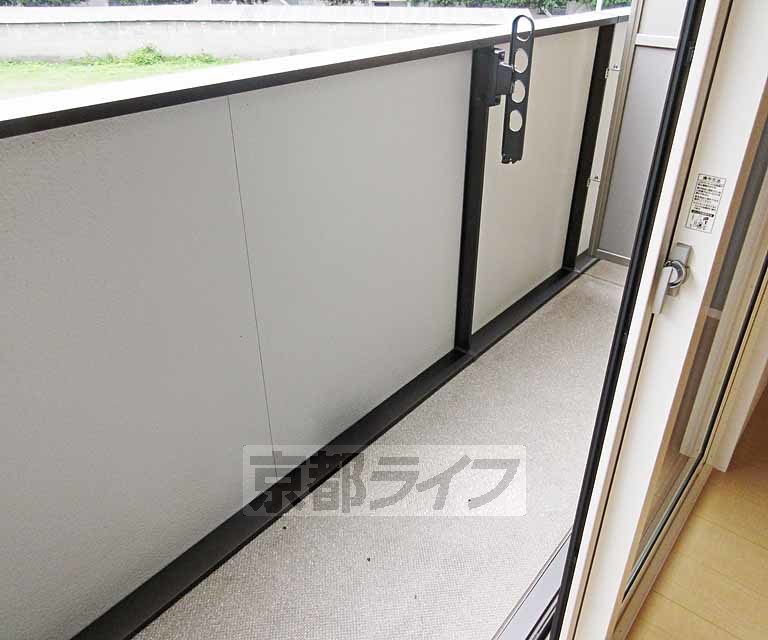 バルコニー　お掃除しやすいバルコニー