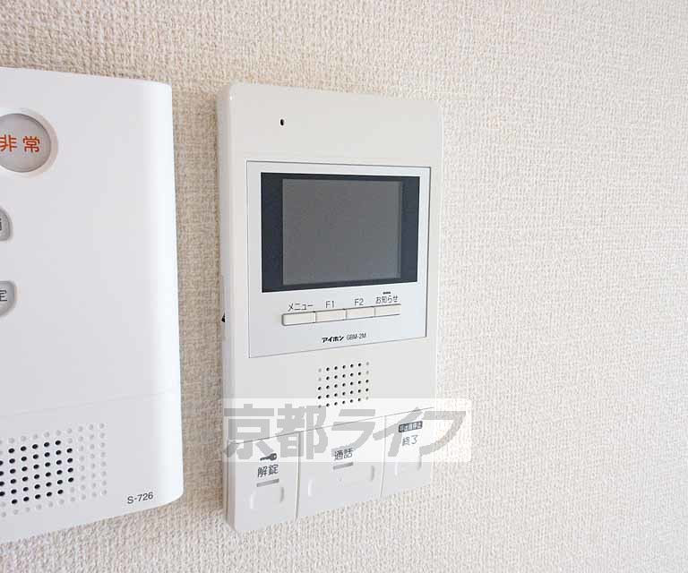 セキュリティ　モニター付きで安心です！