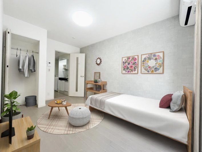 居室・リビング　家具を置いたイメージです♪実際に家具は付きません。