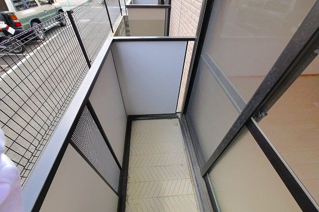 バルコニー　洗濯物もしっかり干せますよ。