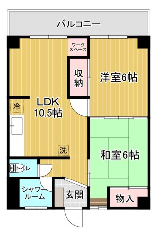 額中央ビルの間取り写真