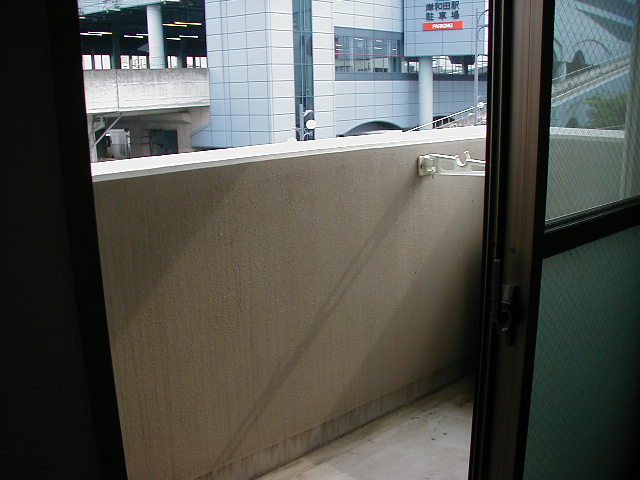 バルコニー　お部屋から見たベランダです。