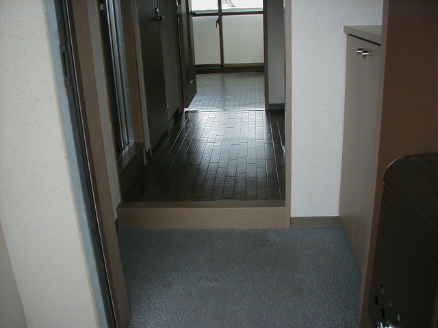 玄関　玄関からお部屋を見た写真です。