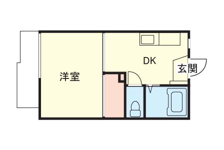 サンシティ明治の間取り