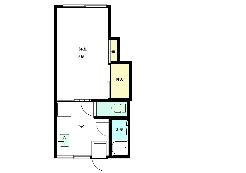 サンライフ住吉の間取り