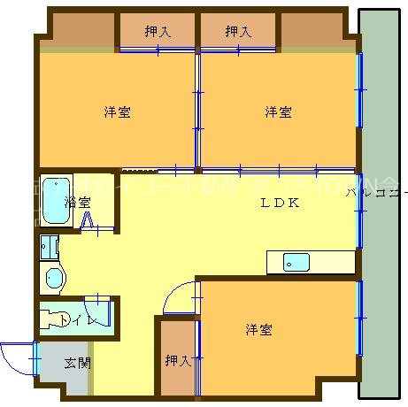 情報センタービルの間取り