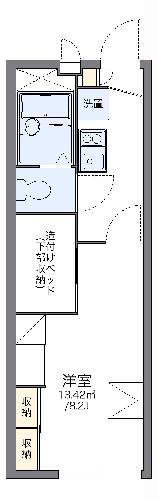 レオパレスガーデン　ワタナベの間取り