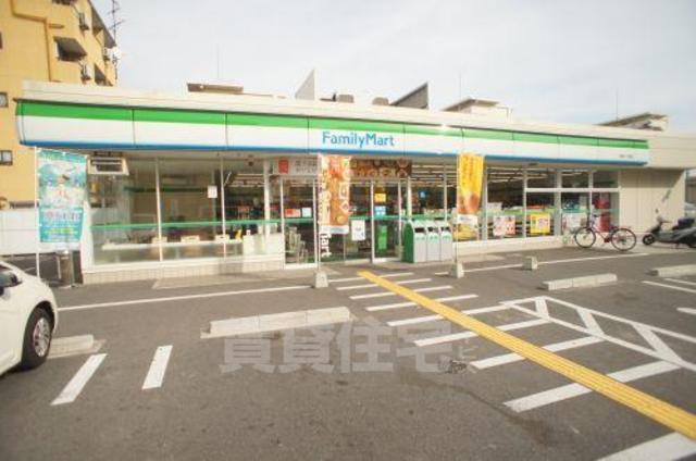 コンビニ　ファミリーマート　東住吉矢田（コンビニ）まで198m