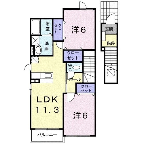 プラシードIの間取り