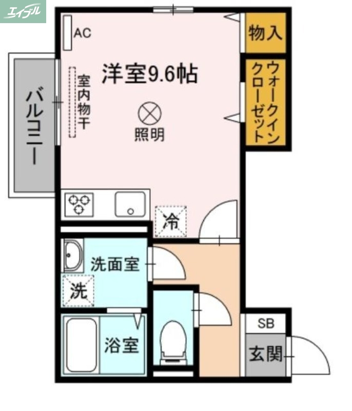 ユースレジデンスの間取り