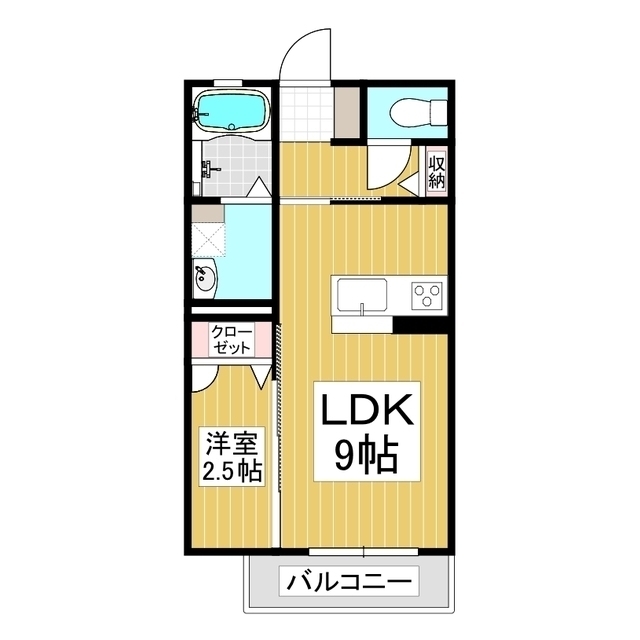 コンフォルト松川の間取り