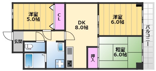 MTマンションの間取り